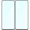 Szkło hartowane Bizon Glass Edge Duo do OnePlus Nord 4, czarna ramka, 2 sztuki