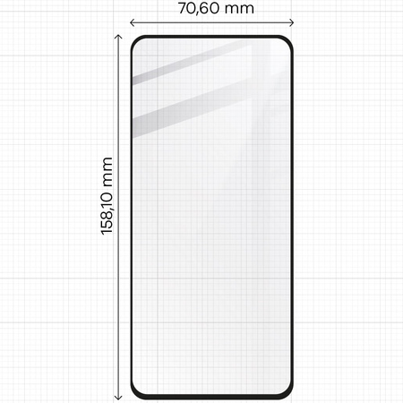 Szkło hartowane Bizon Glass Edge 2 do Motorola Moto G34 / G45 5G