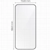 Szkło hartowane z ramką do łatwej aplikacji Bizon Glass Aplikator do iPhone 15 Pro Max, 2 sztuki