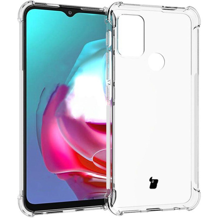 Etui + 2x szkło + obiektyw Bizon Case Clear Pack do Moto G10 / G20 / G30, przezroczyste