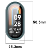 Etui ze szkłem do zegarka Bizon Case+Glass Watch do Xiaomi Smart Band 10, ciemnozielone