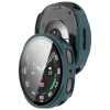 Etui ze szkłem do zegarka Bizon Case+Glass Watch do Samsung Galaxy Watch 8 44 mm, zielone