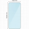 Szkło ochronne 2.5D Bizon Smart Glass do iPhone 16 Plus, 3 sztuki
