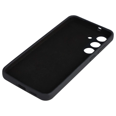 Silikonowe etui Bizon Soft Case do Galaxy S25 FE, czarne