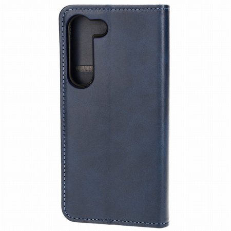 Etui z klapką Bizon Case Pocket Pro do Galaxy S23, granatowe