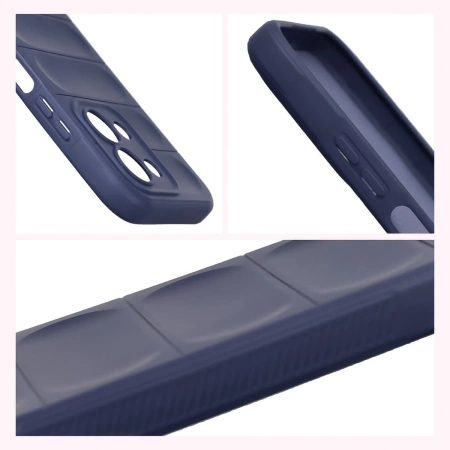 Pancerne etui Bizon Case Tur do Xiaomi Redmi 15C 4G / 5G / POCO C85 4G, granatowe
