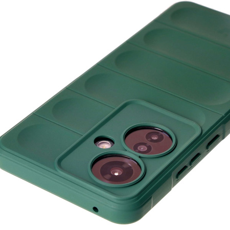 Pancerne etui Bizon Case Tur do Oppo Reno11 F 5G, ciemnozielone