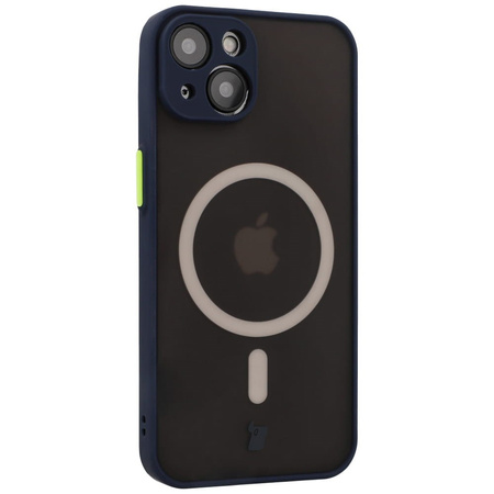 Etui Bizon Case Hybrid MagSafe do Apple iPhone 14, granatowe
