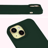Etui silikonowe Bizon Soft Case do iPhone 15, ciemnozielone