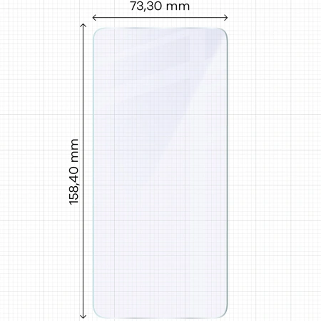Elastyczne szkło hybrydowe Bizon Glass Mule do Nothing Phone (3a)