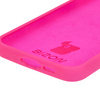 Silikonowe etui Bizon Soft Case do Galaxy A55 5G, neonowo-różowe