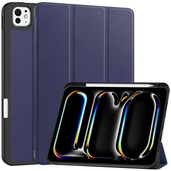 Etui Bizon Case Tab Lizard do iPad Pro 11" 2025 / 2024, granatowe