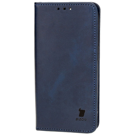 Etui z klapką Bizon Case Pocket Pro do iPhone 14 Pro, granatowe