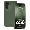 Etui z recyklingu Bizon Case ReLeaf do Galaxy A56 5G, ciemnozielone