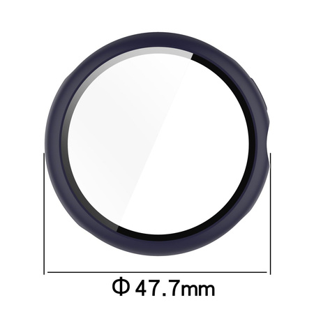 Etui ze szkłem do zegarka Bizon Case+Glass Watch do Google Pixel Watch 3 45mm, niebieskie