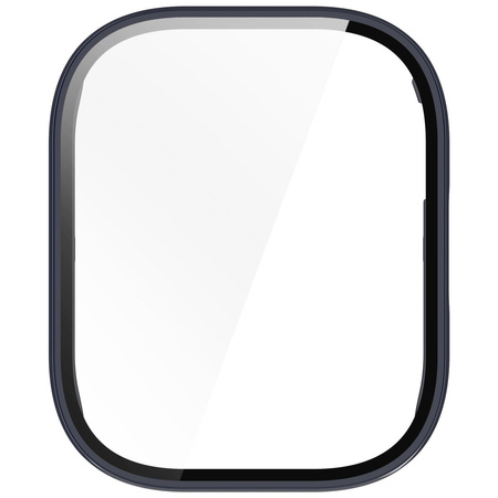 Etui ze szkłem do zegarka Bizon Case+Glass Watch do Xiaomi Redmi Watch 5 Lite, niebieskie