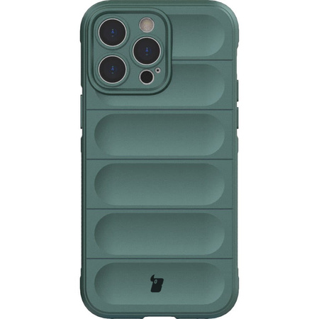 Pancerne etui Bizon Case Tur do iPhone 14 Pro Max, ciemnozielone