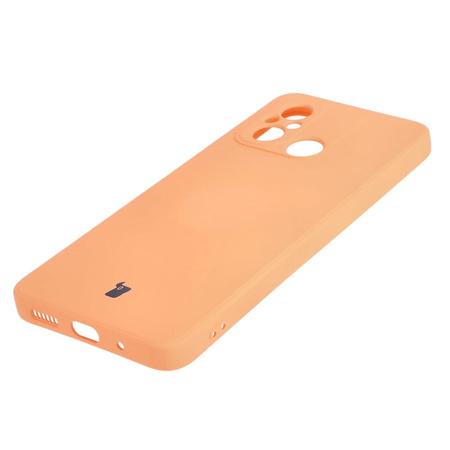 Etui Bizon Case Silicone Sq do Xiaomi Redmi 12C, pomarańczowe