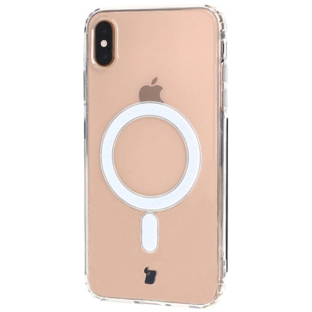 Etui Bizon Case Pure Magnetic do iPhone XS Max, przezroczyste