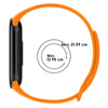Pasek Bizon Strap Watch Dots do Xiaomi Mi Smart Band 8, pomarańczowy