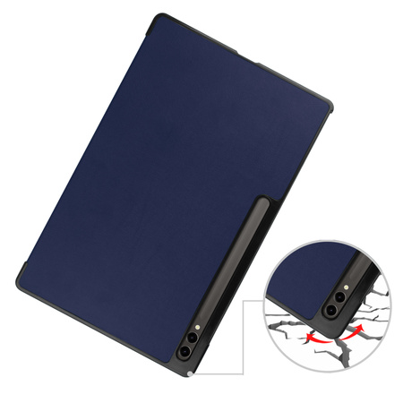 Etui Bizon Case Tab Croc do Samsung Galaxy Tab S9 Ultra, granatowe