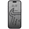 Prywatyzujące szkło hartowane Bizon Glass Edge Shadow do iPhone 14 Pro, przyciemniane z czarną ramką