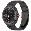Pasek ze stali nierdzewnej Bizon Strap Watch Aura do Samsung Galaxy Watch 8 40 mm / 44 mm / 8 Classic 46 mm, czarny