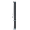 Pasek ze stali nierdzewnej do smartwatcha, Bizon Strap Watch Chain, Quick Release 18 mm, szary