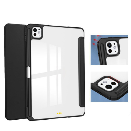 Etui Bizon Case Tab Clear Matt do iPad Pro 11" 2025 / 2024, czarne