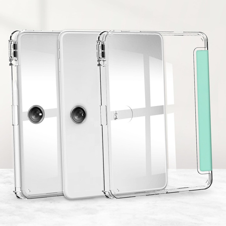 Etui Bizon Case Tab Clear Satin do Oppo Pad 2 / OnePlus Pad, miętowe