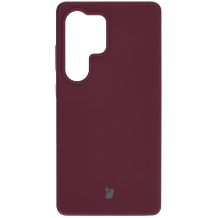 Silikonowe etui Bizon Soft Case do Galaxy S25 Ultra, ciemnofioletowe