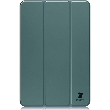 Etui Bizon Case Tab Clear Matt do Apple iPad Mini 6 2021, ciemnozielone