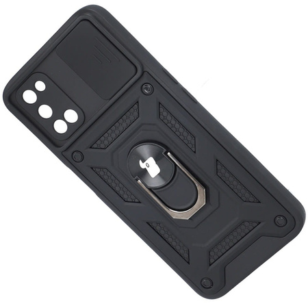 Etui Bizon Case CamShield Ring do Oppo A52/ A72/ A92, czarne