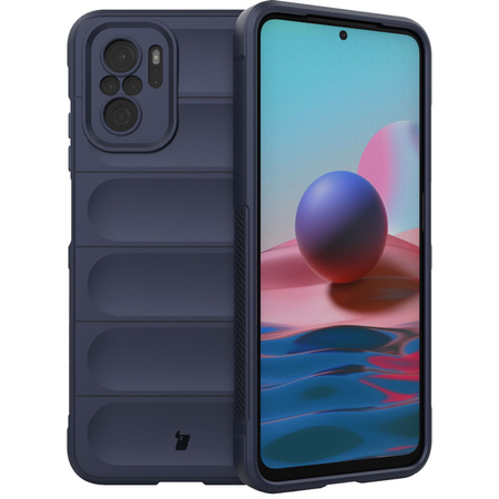 Pancerne etui Bizon Case Tur do Xiaomi Pocophone M5s / Xiaomi Redmi Note 10 / 10s, granatowe