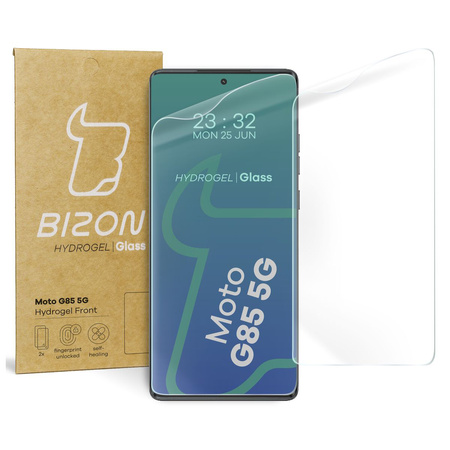 Folia hydrożelowa na ekran Bizon Glass Hydrogel Front do Motorola Moto G85 5G, 2 sztuki