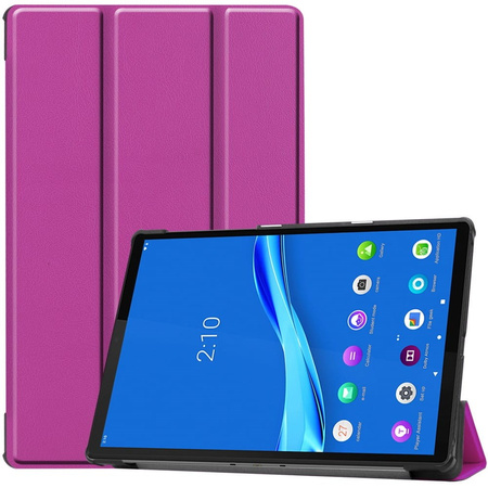 Etui Bizon Case Tab Croc do Lenovo Tab M10 Plus (2 Gen.), fuksja