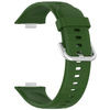 Pasek Bizon Strap Watch Silicone Pro SR do Huawei Watch Fit 4 / 4 Pro / 3, ciemnozielony