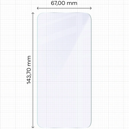 Elastyczne szkło hybrydowe Bizon Glass Mule do Galaxy S25