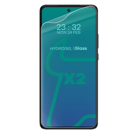 Folia hydrożelowa na ekran Bizon Glass Hydrogel, Motorola Edge 30, 2 sztuki