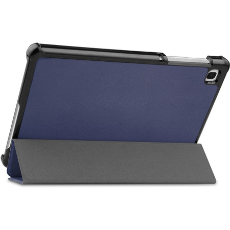 Etui Bizon Case Tab Croc do Galaxy Tab A7 Lite, granatowe