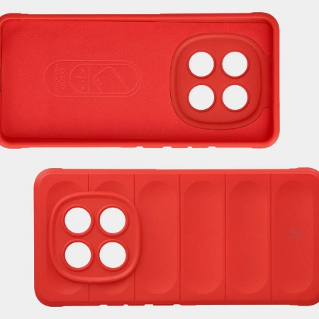 Pancerne etui Bizon Case Tur do Xiaomi Redmi Note 15 5G / POCO M8 5G, czerwone