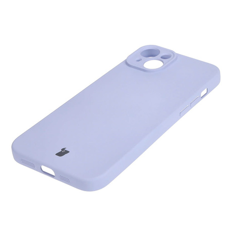 Etui Bizon Case Silicone do iPhone 15 Plus, jasnofioletowe