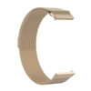 Pasek ze stali nierdzewnej do smartwatcha, Bizon Strap Watch Chain, Quick Release 20 mm, szampański