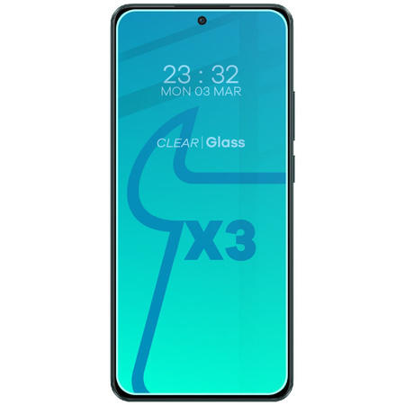 3x Szkło + szybka na aparat BIZON Clear 2 Pack do Oppo Reno11 F 5G