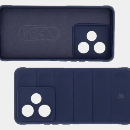 Pancerne etui Bizon Case Tur do Realme GT 7 / 7T, granatowe