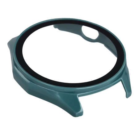 Etui ze szkłem do zegarka Bizon Case+Glass Watch do Huawei Watch GT6 46 mm, zielone