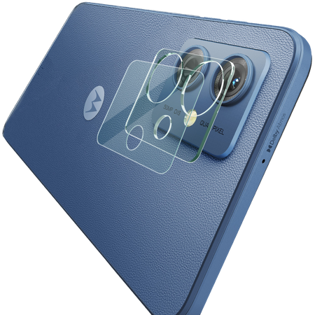 Szkło na aparat Bizon Glass Silk Lens do Motorola Moto G54 5G, 2 sztuki