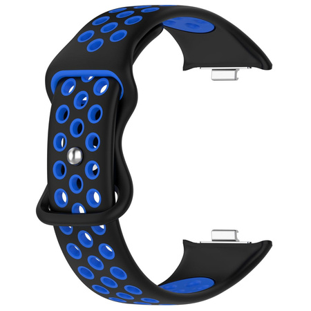 Pasek Bizon Strap Watch Octo do Xiaomi Redmi Watch 5/4 / Smart Band 9/8 Pro, czarno-niebieski
