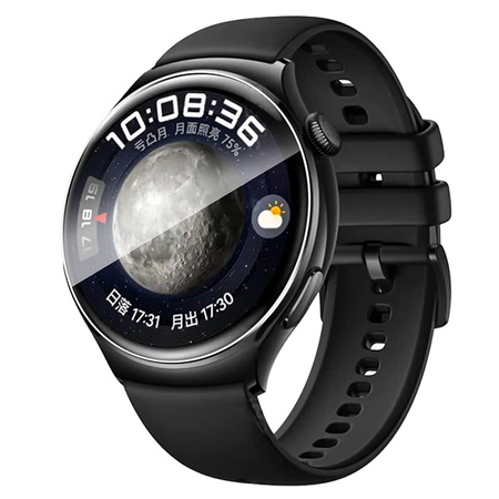 Folia hydrożelowa na ekran Bizon Glass Watch Hydrogel Duo do Huawei Watch 4, 2 sztuki