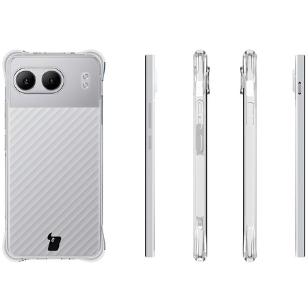 Elastyczne etui Bizon Case Salpa do OnePlus Nord 4, przezroczyste